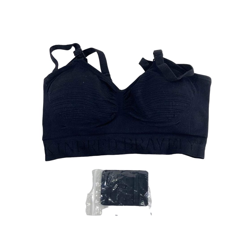 Kindred Bravely Sublime Hands-Free Pumping & Nursing Bra, Black, Small, Regular