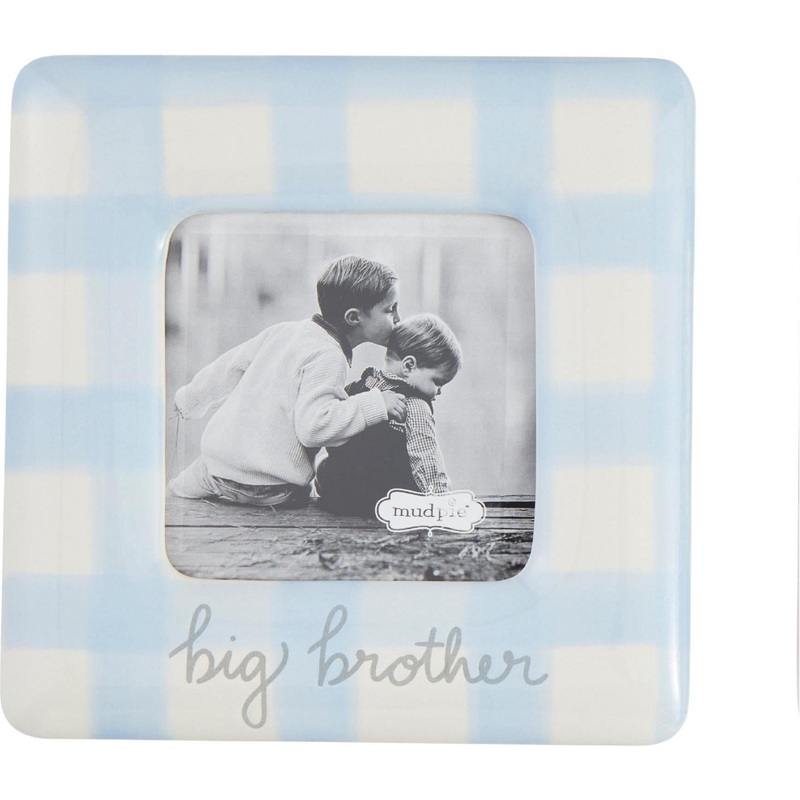 Mud Pie Gingham Big Bro Frame