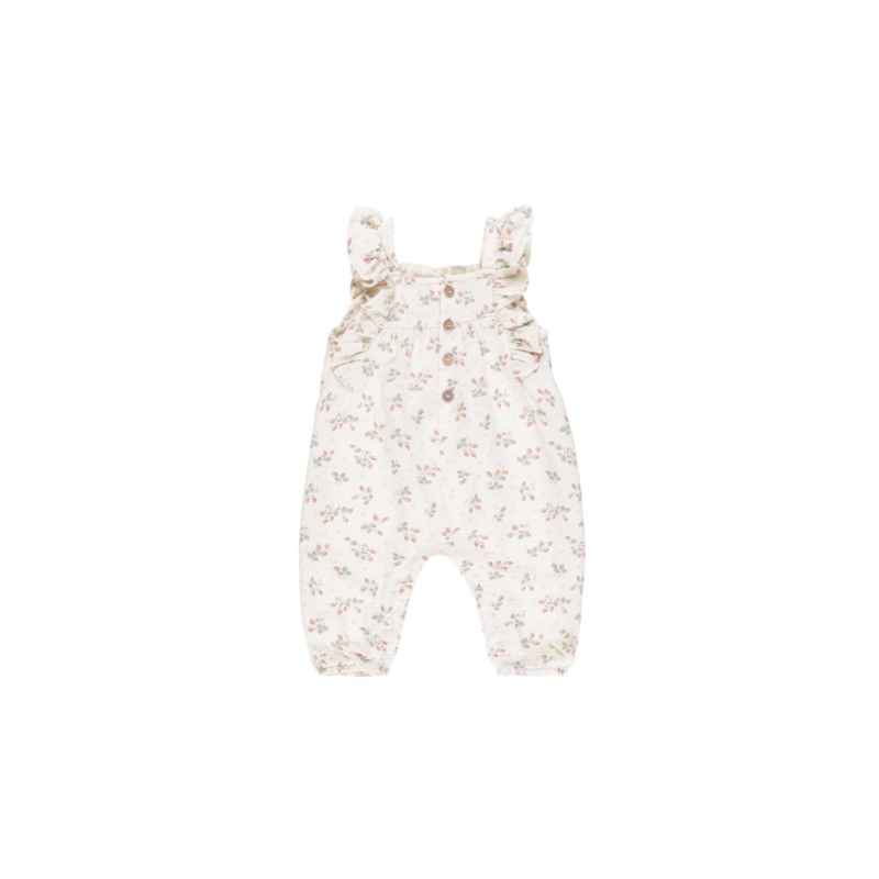 Quincy Mae Nova Romper – Strawberries