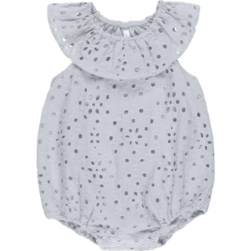 Rylee + Cru Myla Romper || Light Blue