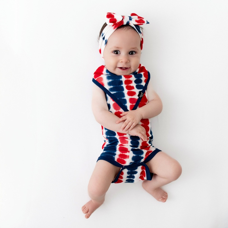 Sleeveless Bodysuit in Liberty Rip Tide