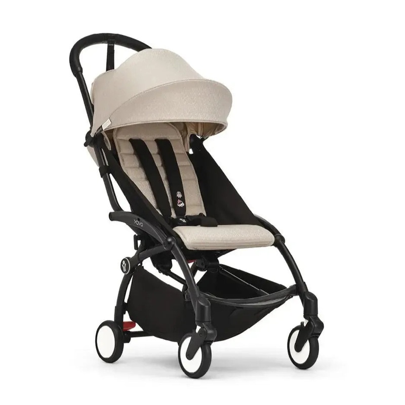 Stokke – YOYO 3 Stroller 6+ – Black Frame + Bonpoint