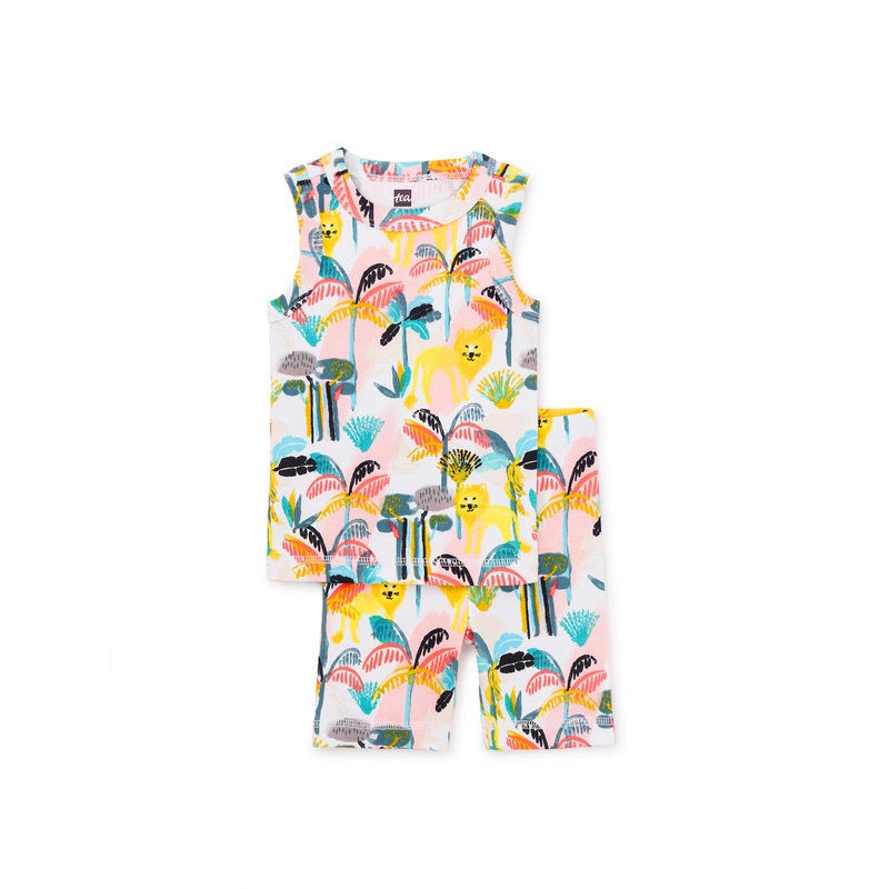 Tea Collection Summer Nights Tank Pajama Set – Dani Beach Tropical Floral