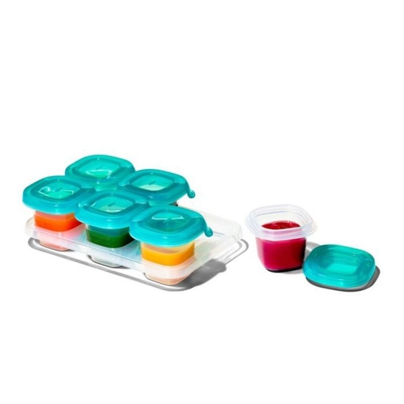 Baby Blocks Silicone Freezer Storage Containers