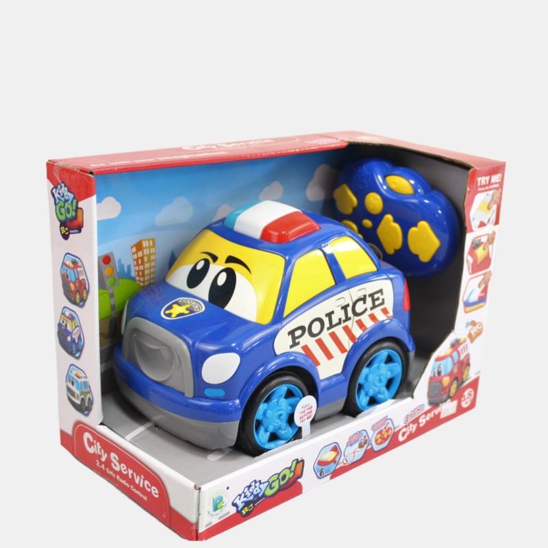 DHTRC10427JCity Service Police 19Cm 4Ch R/C Car