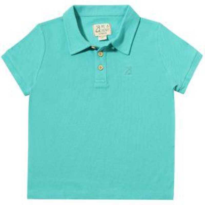 Me & Henry Shipping Polo | Aqua Pique