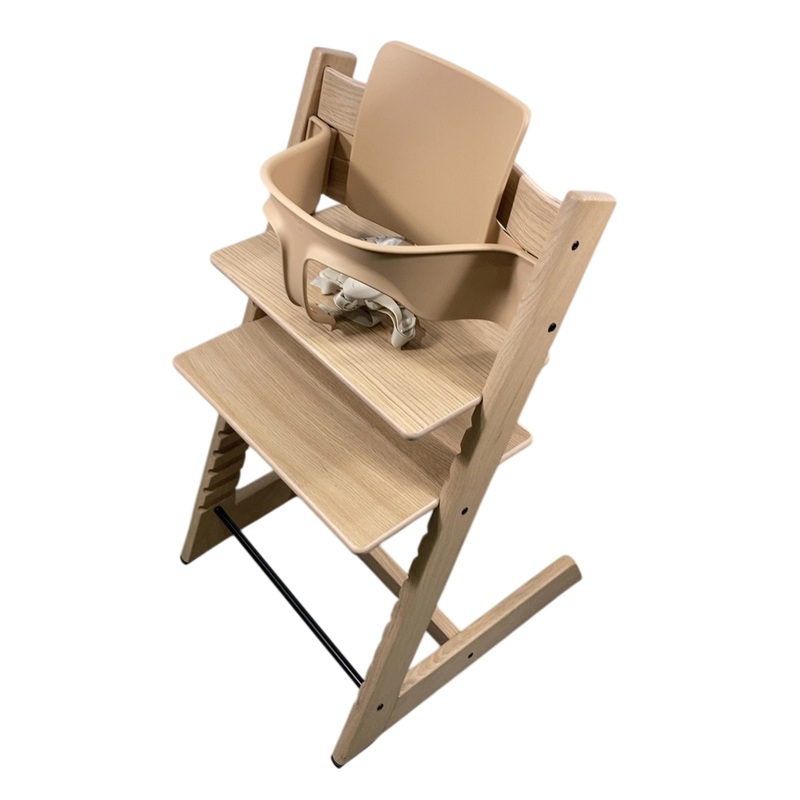 Stokke Tripp Trapp High Chair With Baby Set, 2, Oak Natural