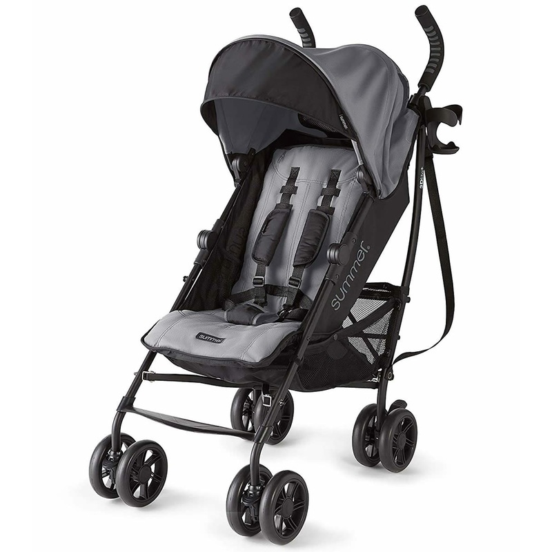 Summer Infant 3D Lite Plus Umbrella Stroller – Matte Gray