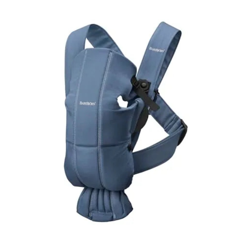 Baby Carrier Mini, Woven – Vintage indigo