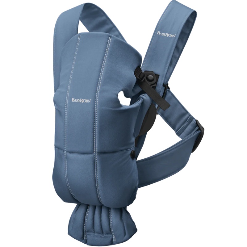BabyBjorn Baby Carrier Mini, Vintage Indigo Woven