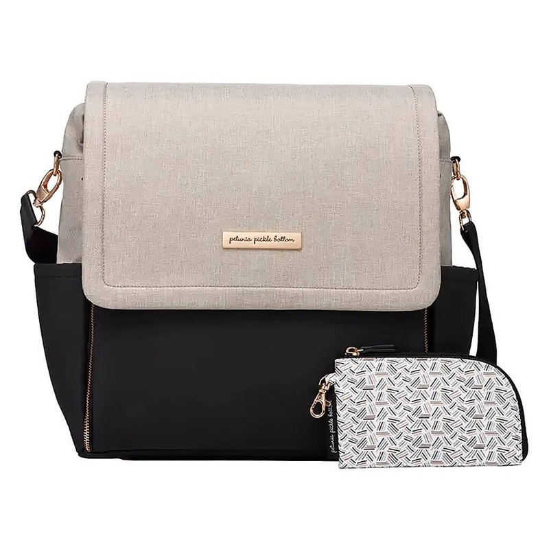 Boxy Backpack Sand & Black