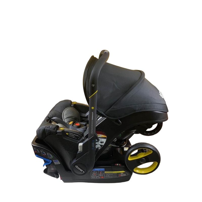 Doona Infant Car Seat & Stroller Combo, 2022, Nitro black