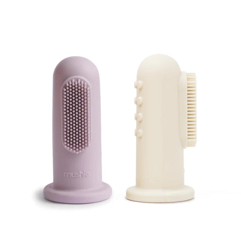 Finger Toothbrush – Lilac/Ivory