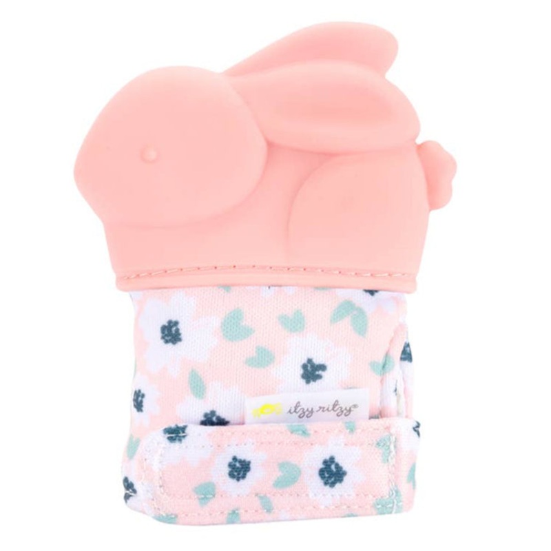 Itzy Ritzy Itzy Mitt Silicone Teething Mitts Bunny