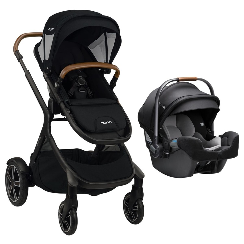 Nuna DEMI Grow + PIPA RX Travel System with Aire Protect Canopy + Classic Canopy – Caviar