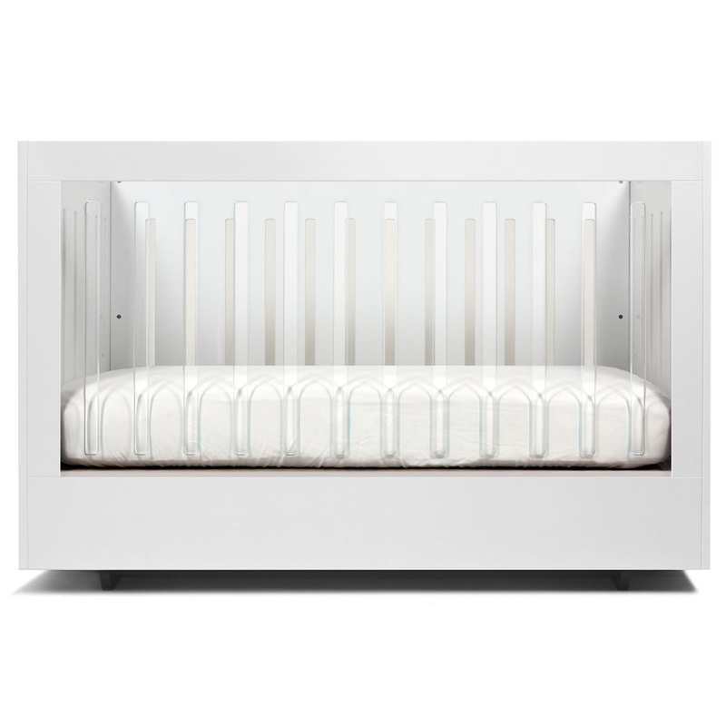 Spot On Square Roh Crib – White – 1 Side Acrylic