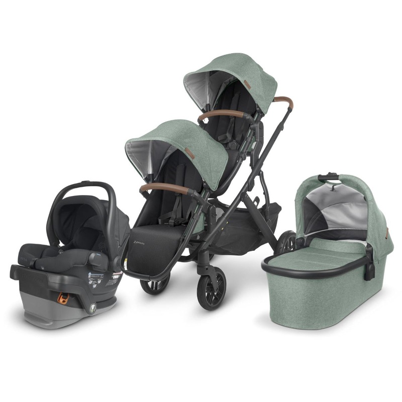 UPPAbaby VISTA V2 Double Stroller + MESA V2 Travel System Bundle – Gwen / Jake