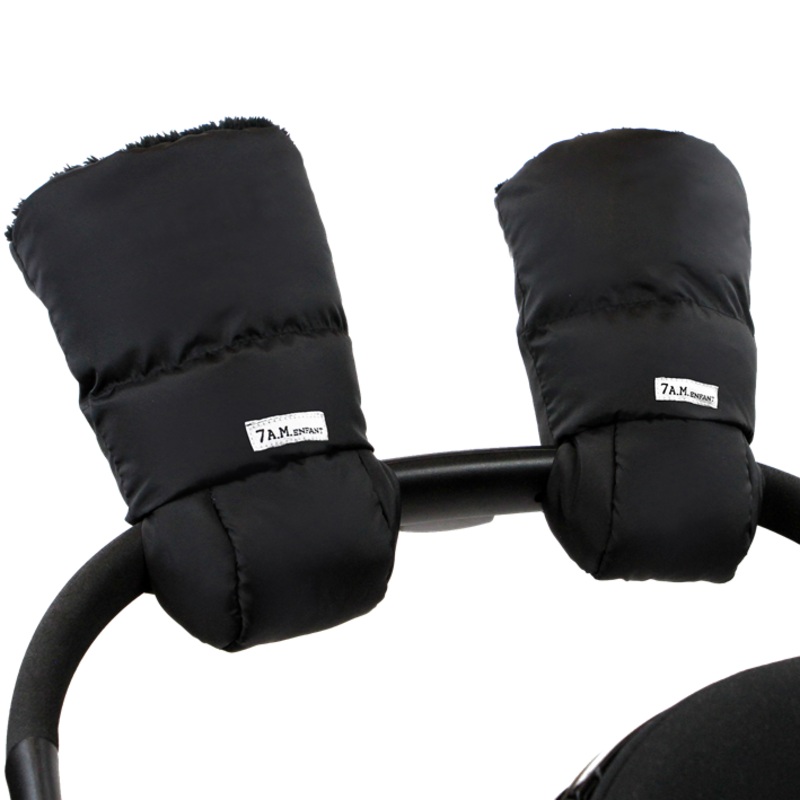 Warmmuffs – Black Plush