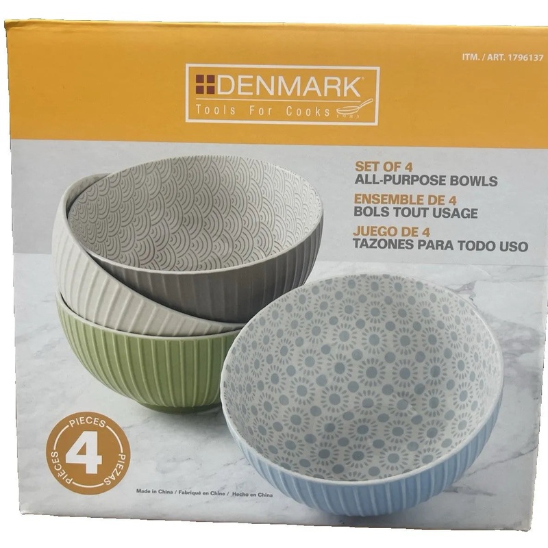 4-piece All-Purpose Porcelain Bowl Set
