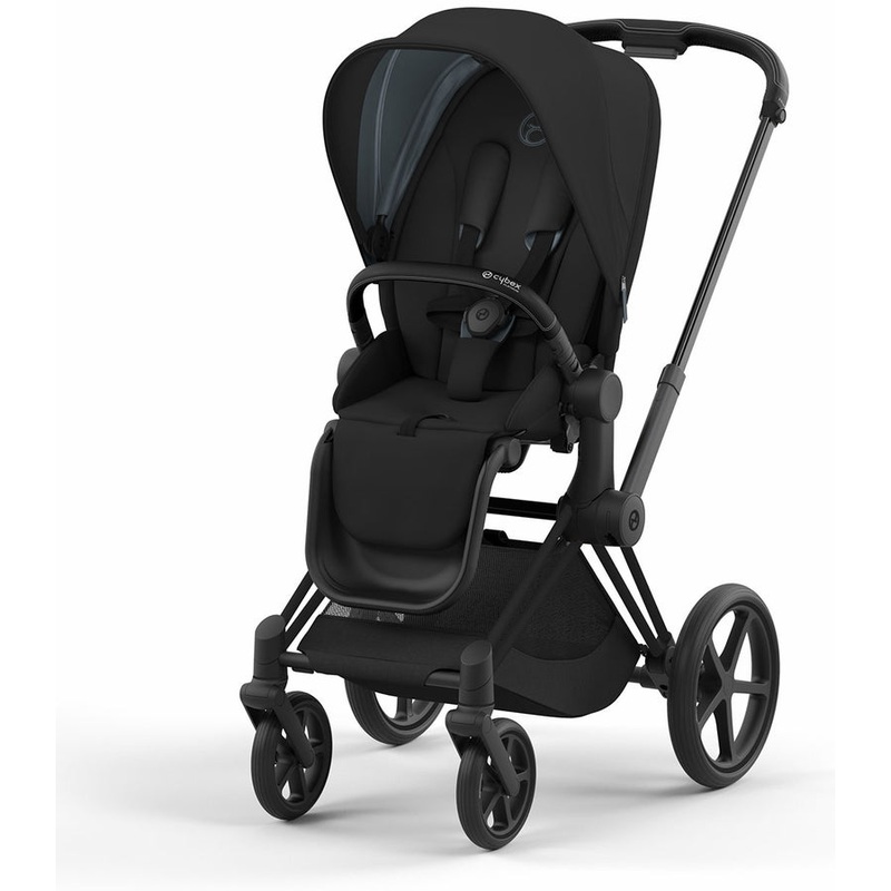 Cybex Priam 4 Stroller (One Box) – Matte Black/Black/Deep Black