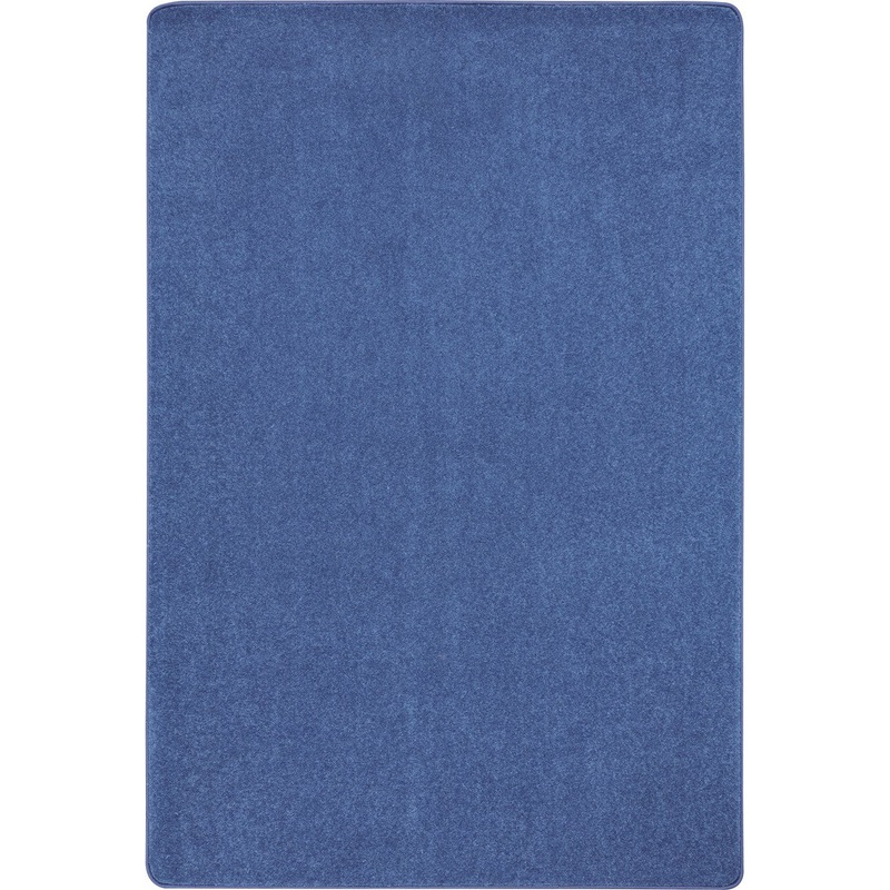 Just Kidding 6′ x 9′ area rug in color Cobalt Blue
