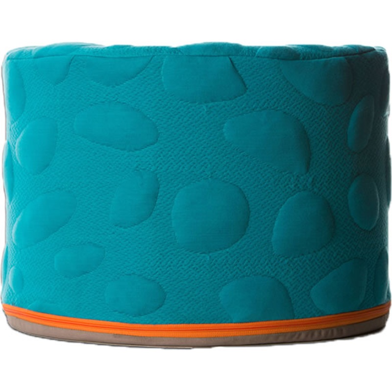 Nook Pebble Pouf – Peacock
