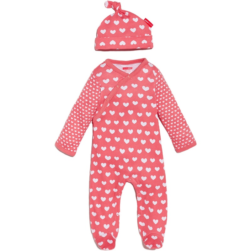 Skip Hop POP Print Footie & Hat Set – Watermelon (9 Months)