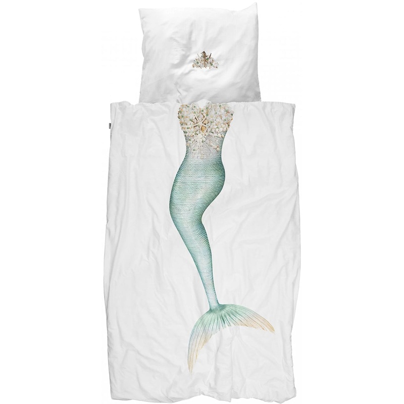 Snurk Duvet Cover Set, Twin – Mermaid