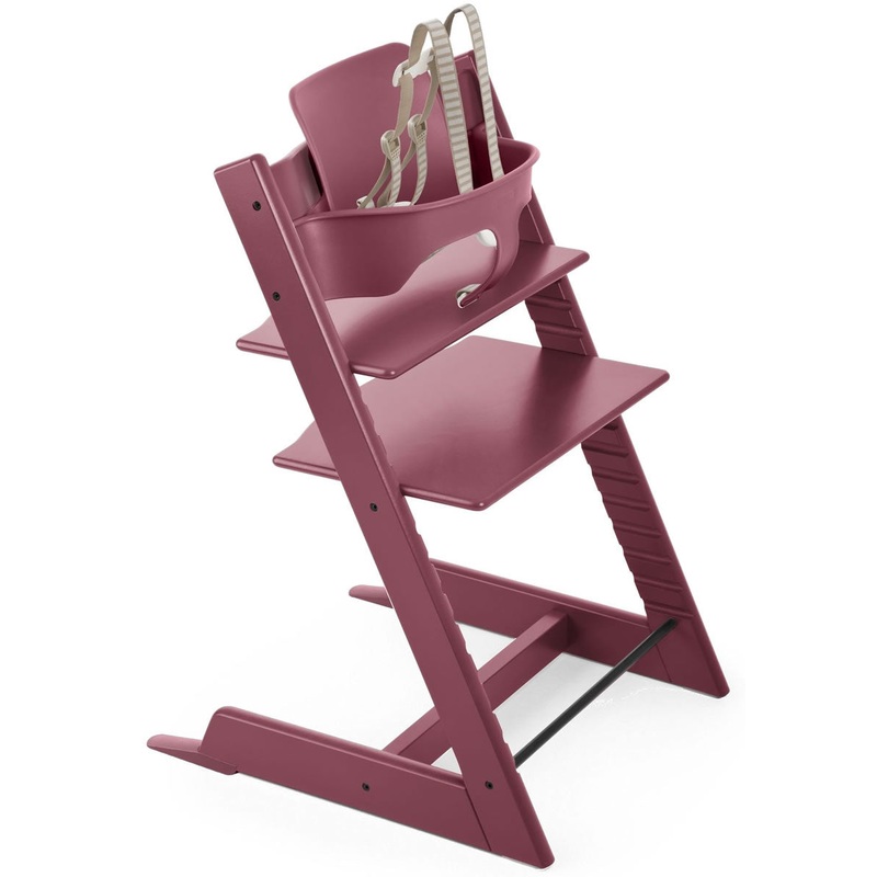 Stokke Tripp Trapp High Chair & Baby Set 2018 Heather Pink