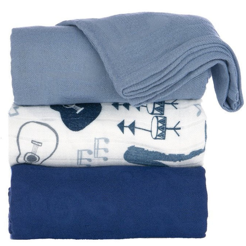 Tula Baby Blanket Set, 3 Pack – Music Lessons