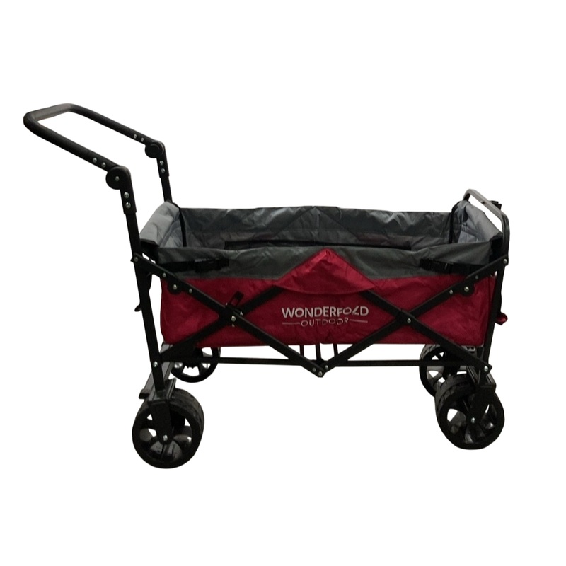 Wonderfold S3 Outdoor Utility Wagon, Red
