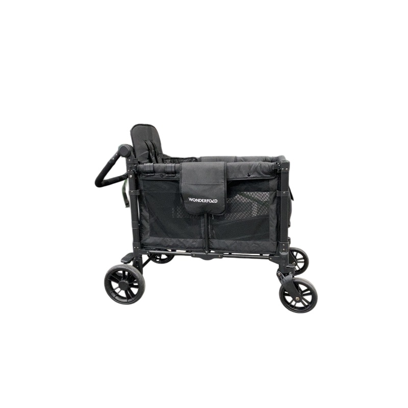 Wonderfold W2 Elite Multifunctional Stroller Wagon, 2024, Volcanic Black