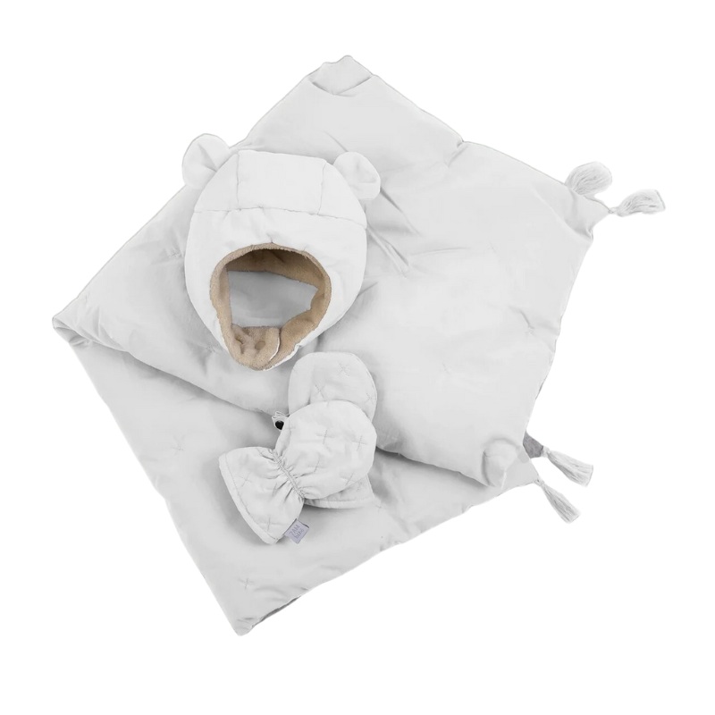 Airy Gift Set – Mittens, Hat & Blanket