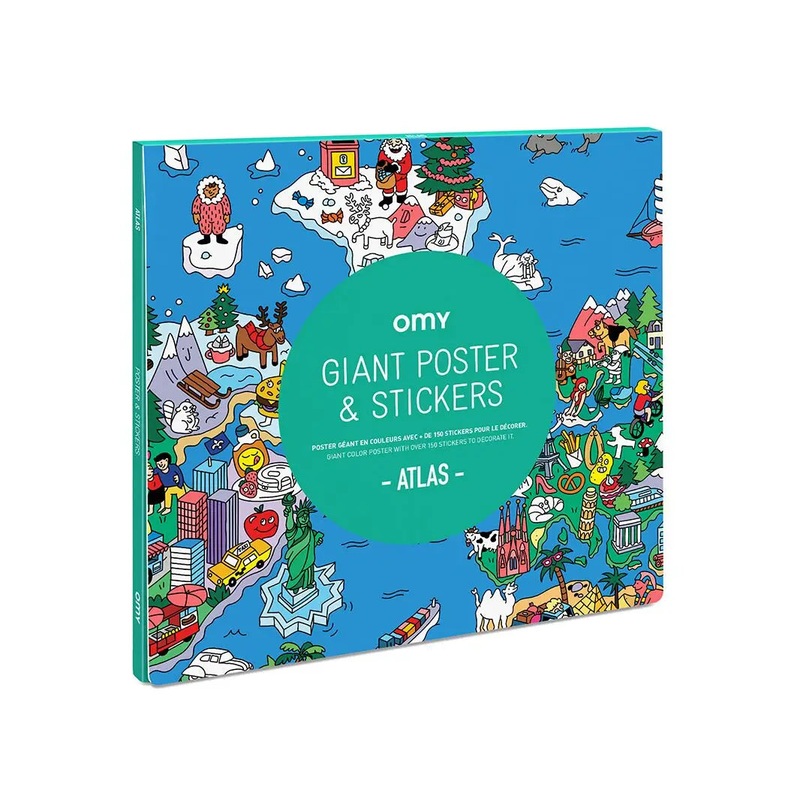 Giant Sticker Poster – Atlas