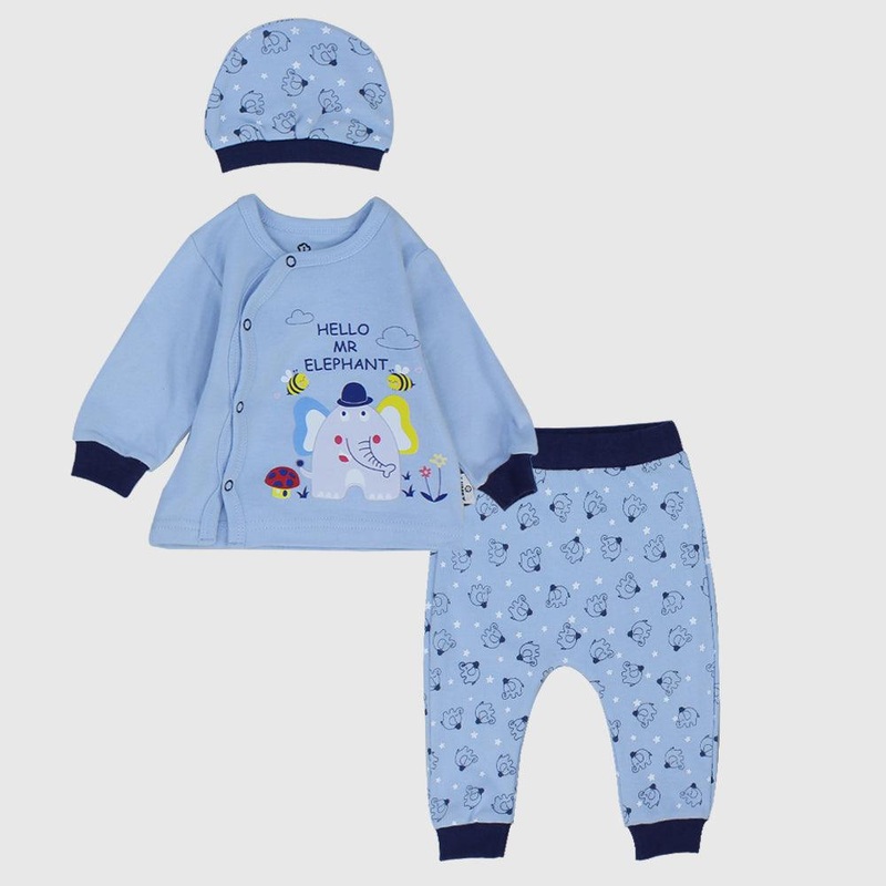“Hello Mr. Elephant” Long-Sleeved Pajama