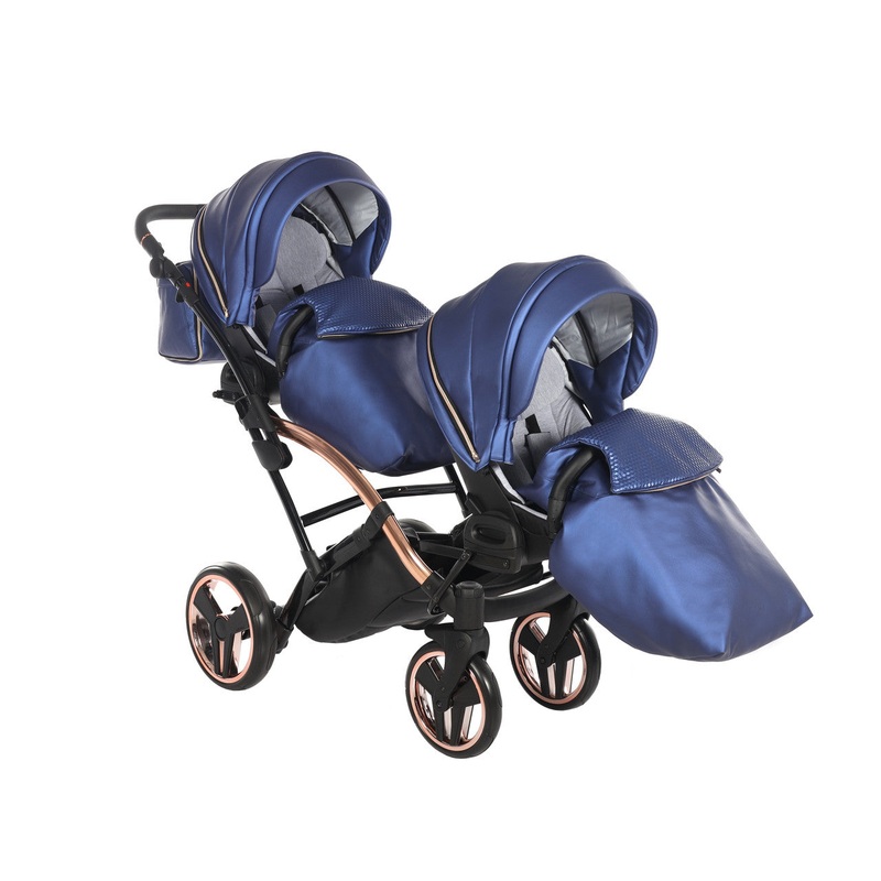 JUNAMA FLUO LINE NAVY DUO SLIM – 2IN1 (2 X CARRYCOTS & 2 X SEAT UNITS)