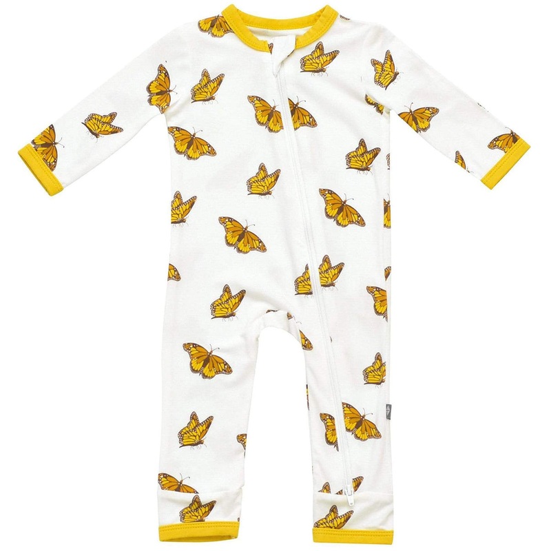 Kyte Baby Printed Zippered Romper – Monarch (12-18 months)