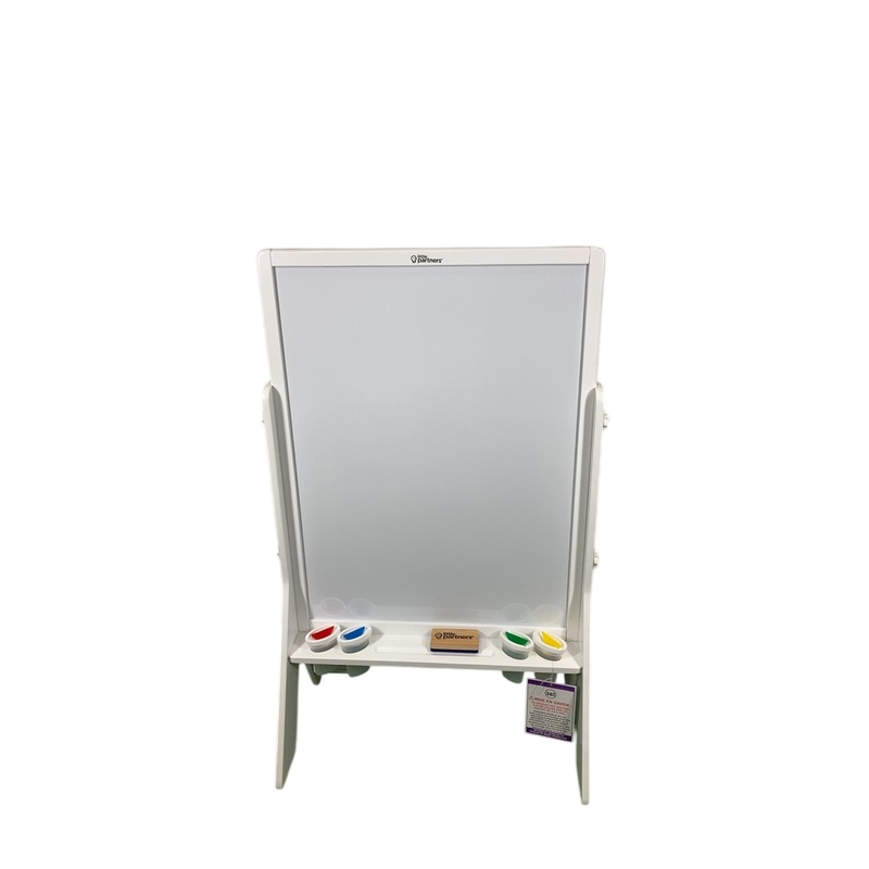Little Partners Contempo Art Toddler Easel, White