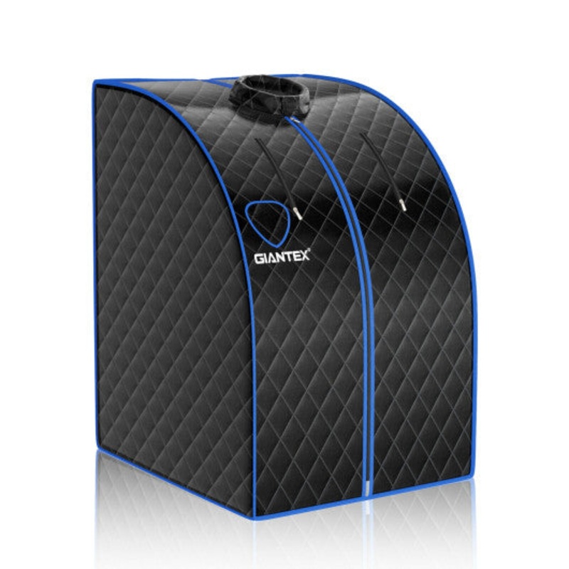 Portable Personal Steam Sauna Spa With 3L Blast-Proof Steamer Chair-Black