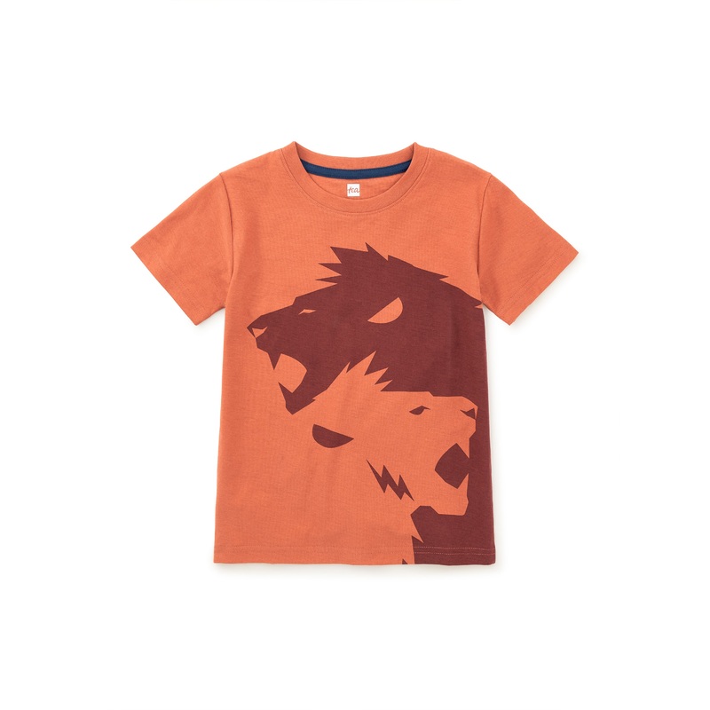 Tea Collection Lion Graphic Tee – Copper