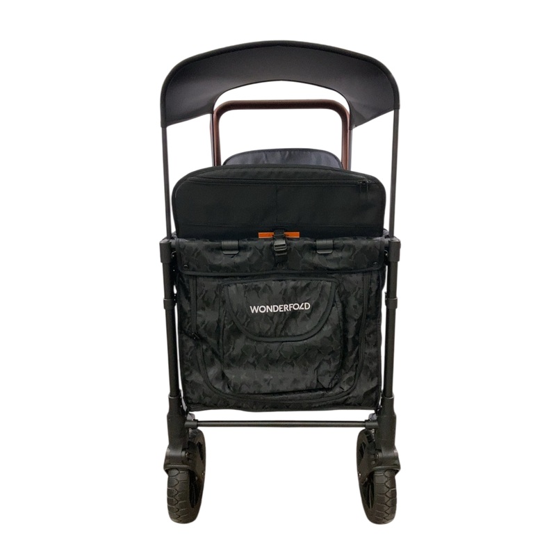 Wonderfold W4 Luxe Quad Stroller Wagon, 2024, Black Camo