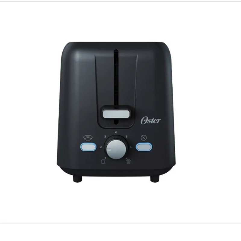 2-Slice Toaster with Extra-Wide Slots Black: 800W