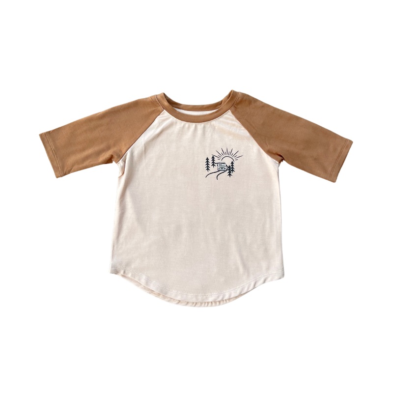 3/4 Sleeve Baseball Tee – Adventure Awaits