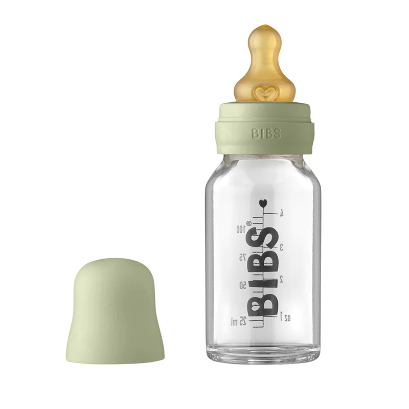 BIBS Baby Glass Bottle Complete Set – 110ml