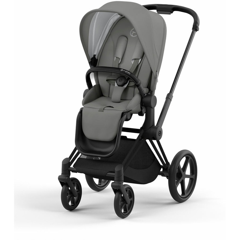 Cybex Priam 4 Stroller (One Box) – Matte Black/Black/Mirage Grey