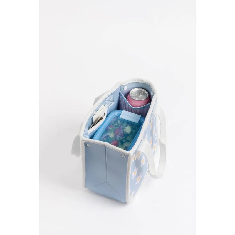 Ello Daisy Food Storage Container Lunch Bag Blue