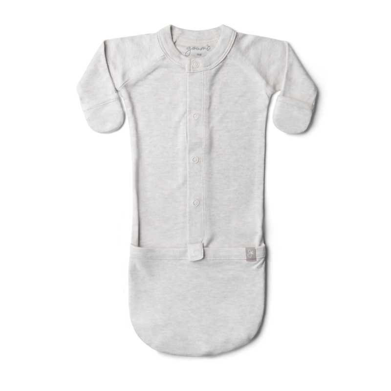 Goumi Kids 24 Hour Convertible Gown – Storm Grey