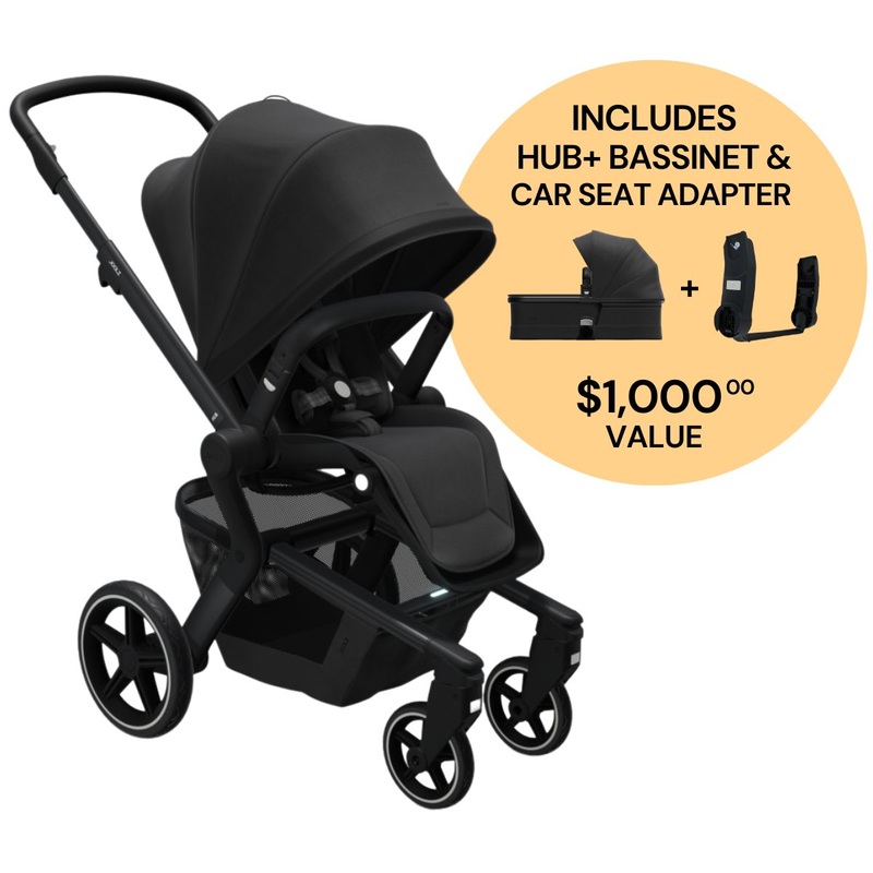 Joolz Hub+ Newborn Ready Bundle – Brilliant Black