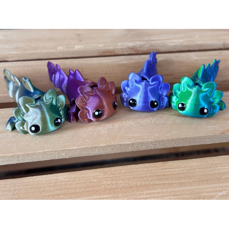 LNZ Custom Design Axolotl Tadpole