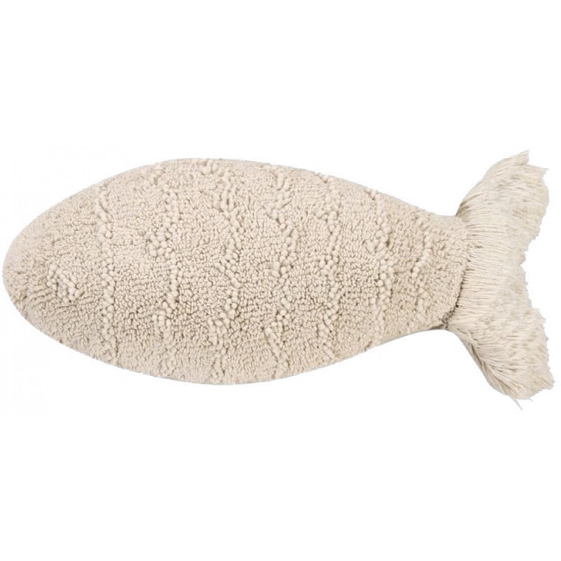 Lorena Canals Baby Fish Cushion – Natural (2’x 10″)